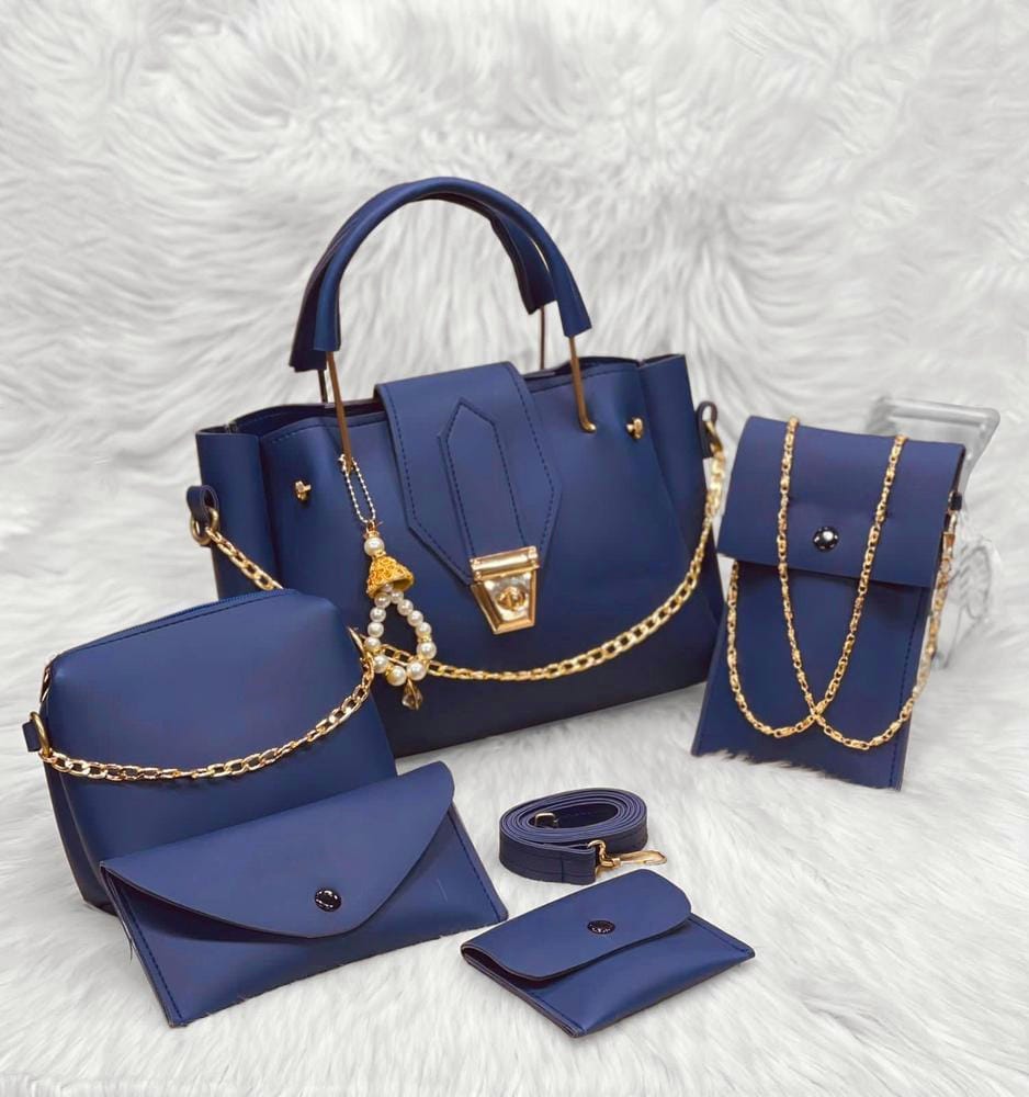 5 PCS OF WOMENS HAND BAG SET