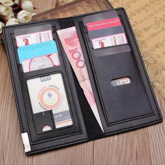 Casual long fold wallet